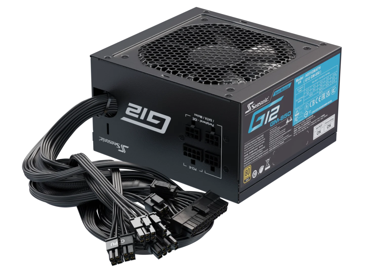Seasonic G12 GM - 850 Power Supply 850 Watts | A851GMAFH - Vektra Computers LLC Seasonic G12 GM - 850 Power Supply 850 Watts | A851GMAFH - Vektra Computers LLC